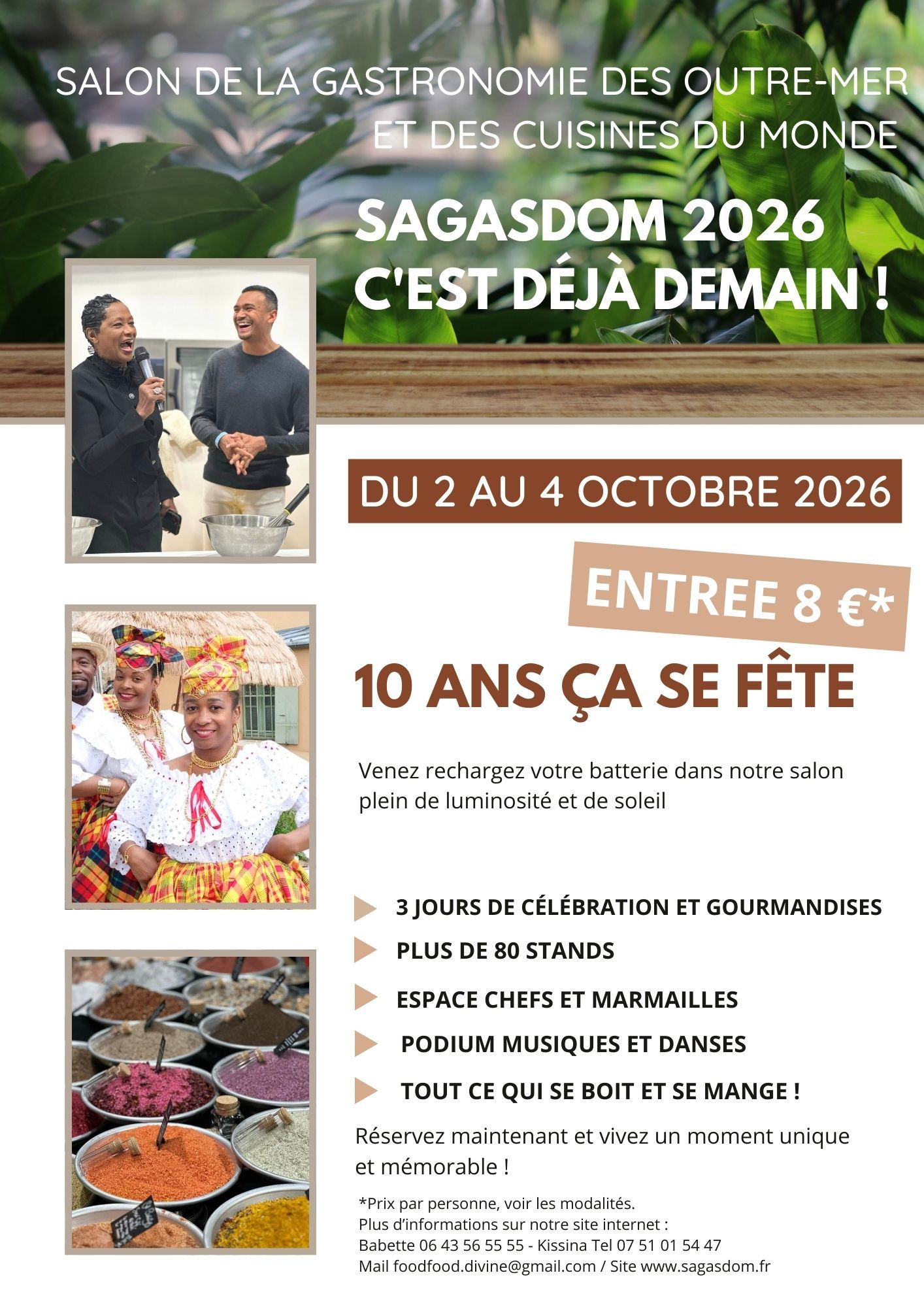 Affiche Sagasdom 2026 - 10ème édition